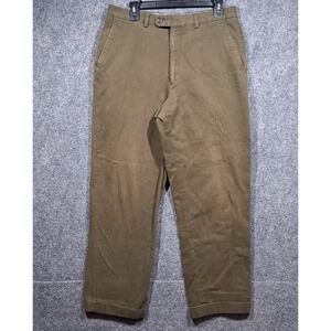 NH System Cotton Pants Mens Brown Size 34 Made in‎ Italy